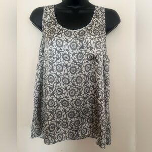 Forever 21 Green and Cream Tank